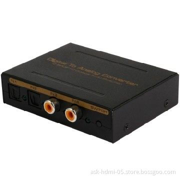 Digital to analog and SPDIF switcher
